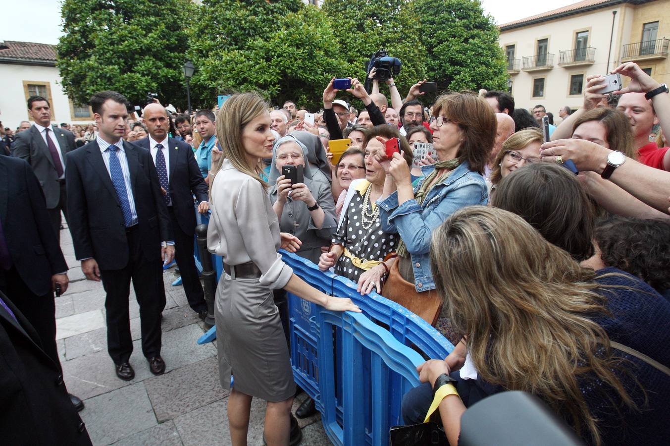 Doña Letizia visita Asturias por primera vez como Reina