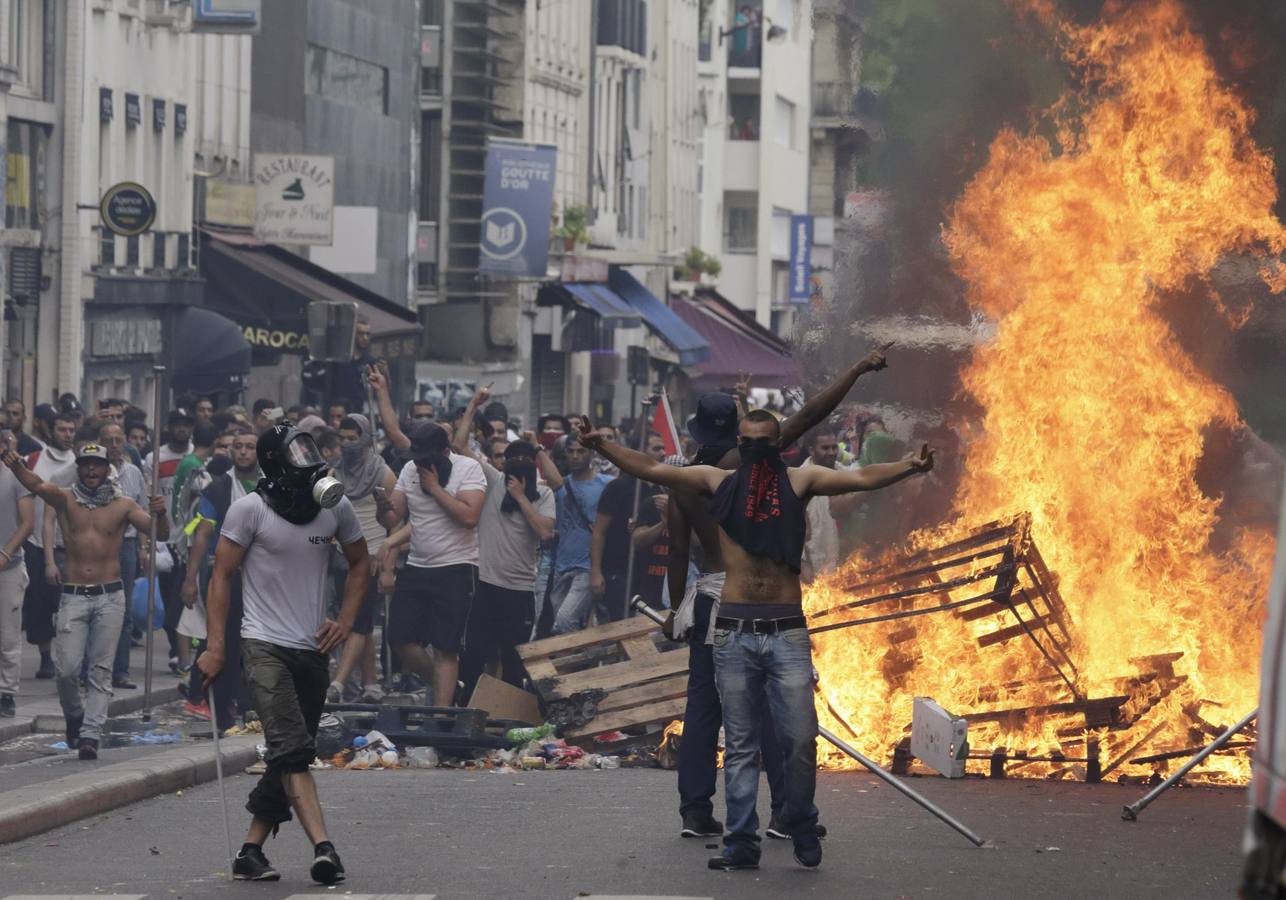 Disturbios en París en una protesta a favor de Palestina