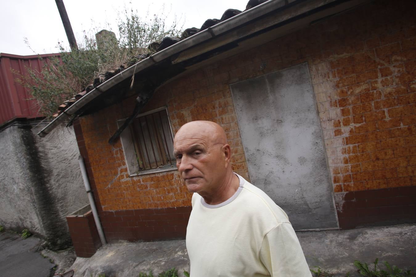 Así se encuentra el barrio de El Puente, en Langreo