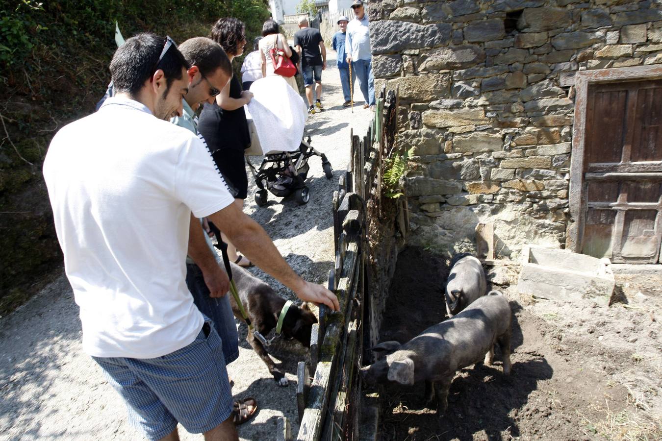 El mercado tradicional de Murias triunfa por su variedad