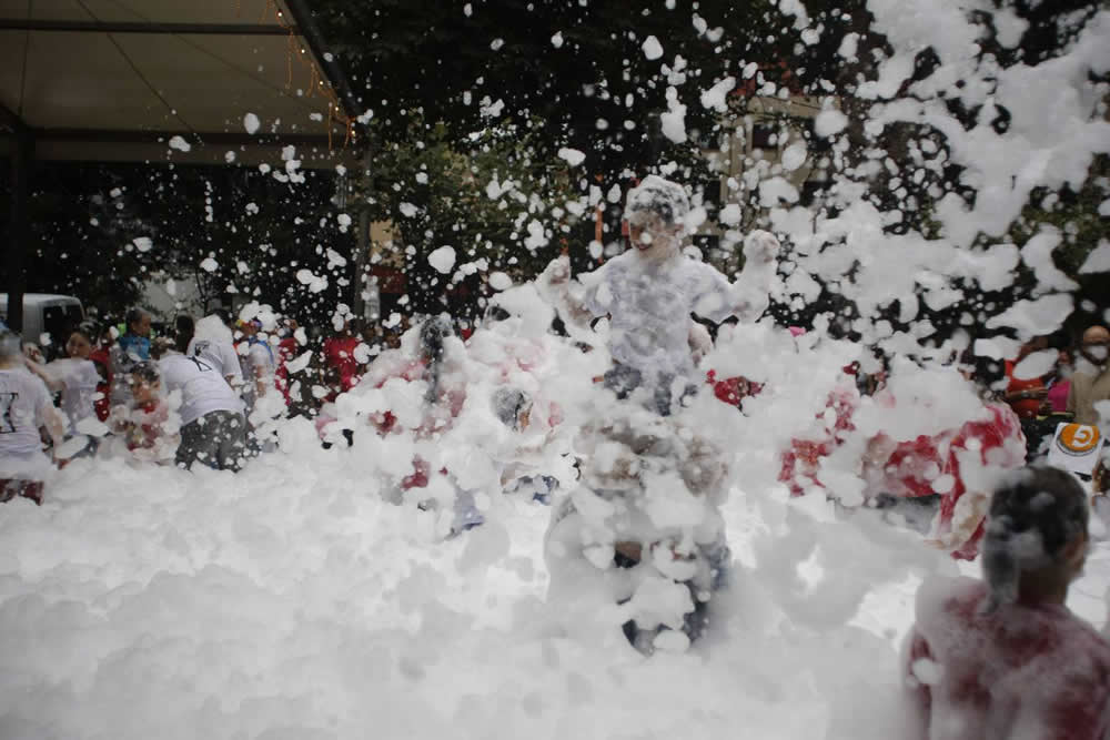 La jira de Santiago cierra las fiesta de Sama de Langreo