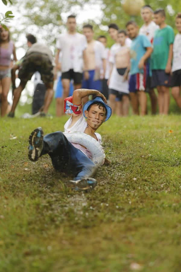 La jira de Santiago cierra las fiesta de Sama de Langreo