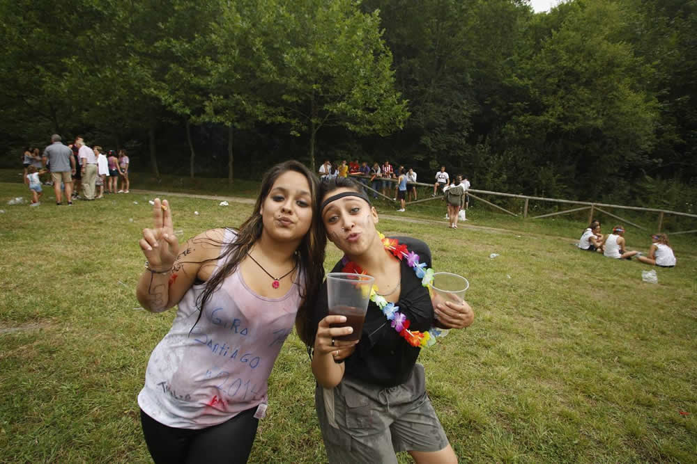 La jira de Santiago cierra las fiesta de Sama de Langreo