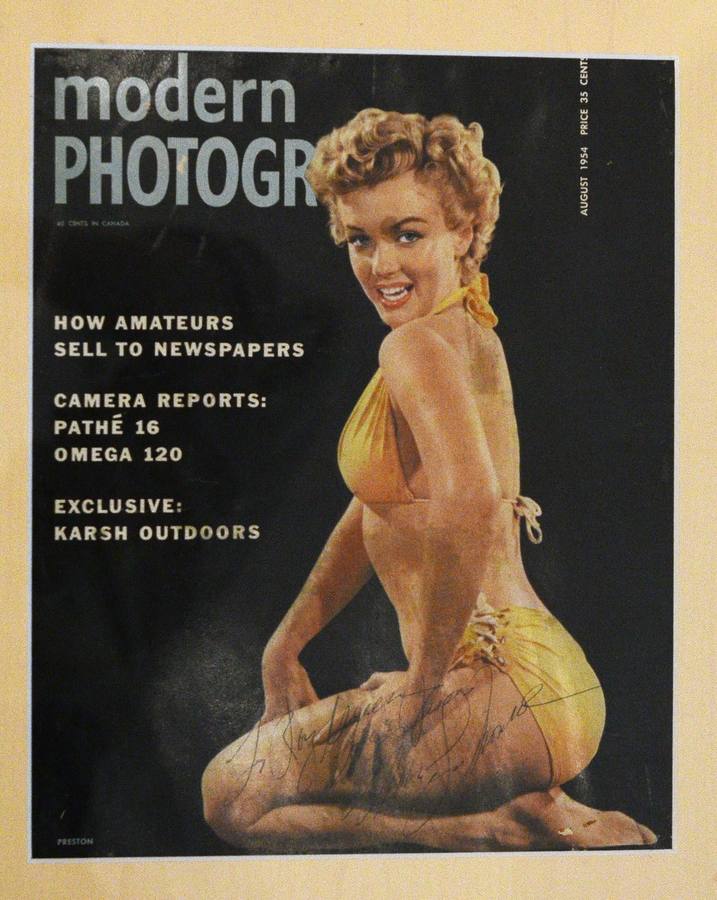 52 años del adiós de un mito. Marilyn protagonizó la portada de Modern Photograph.