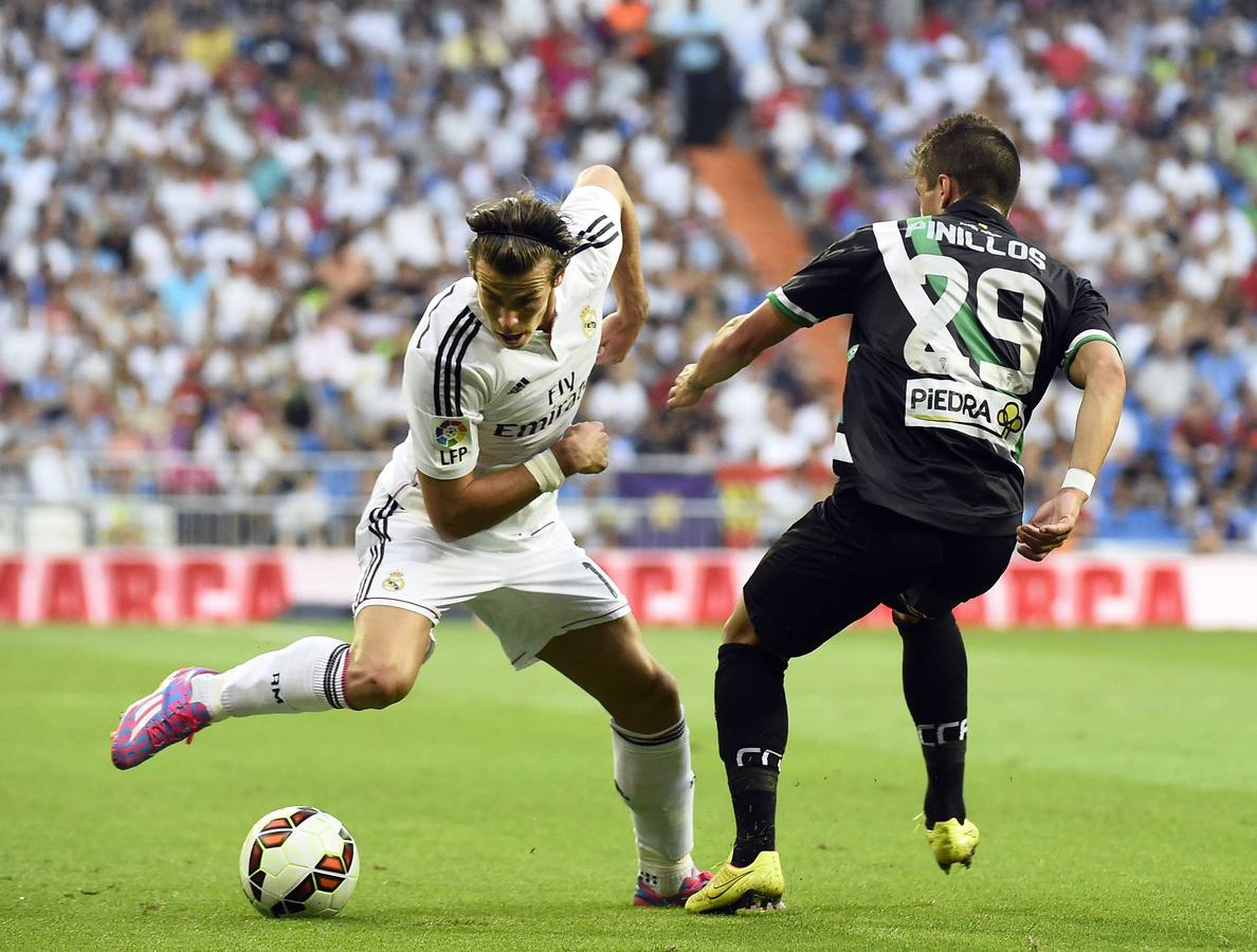 Bale regatea ante Pinillos.