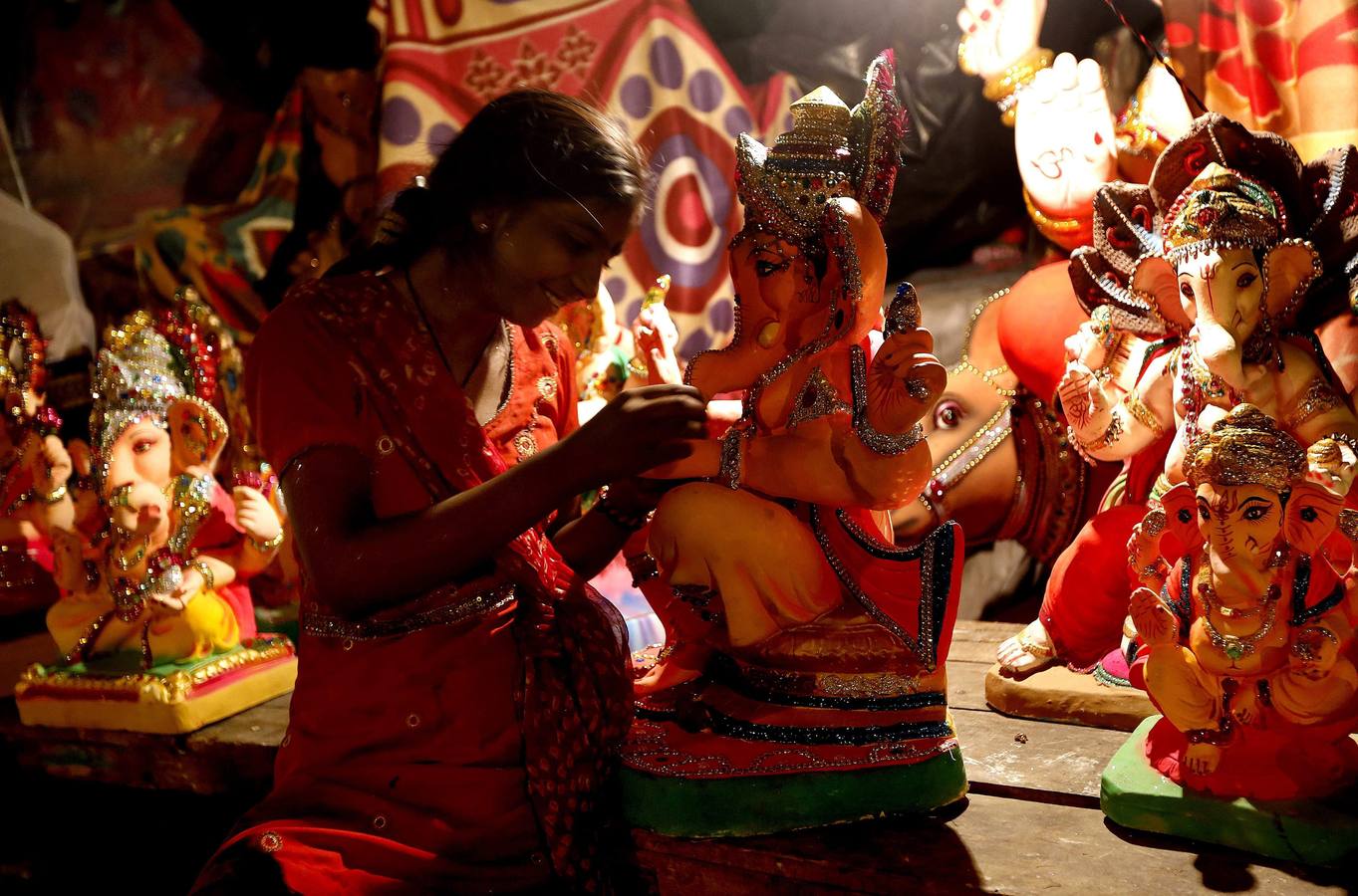 Honores para el dios Ganesha