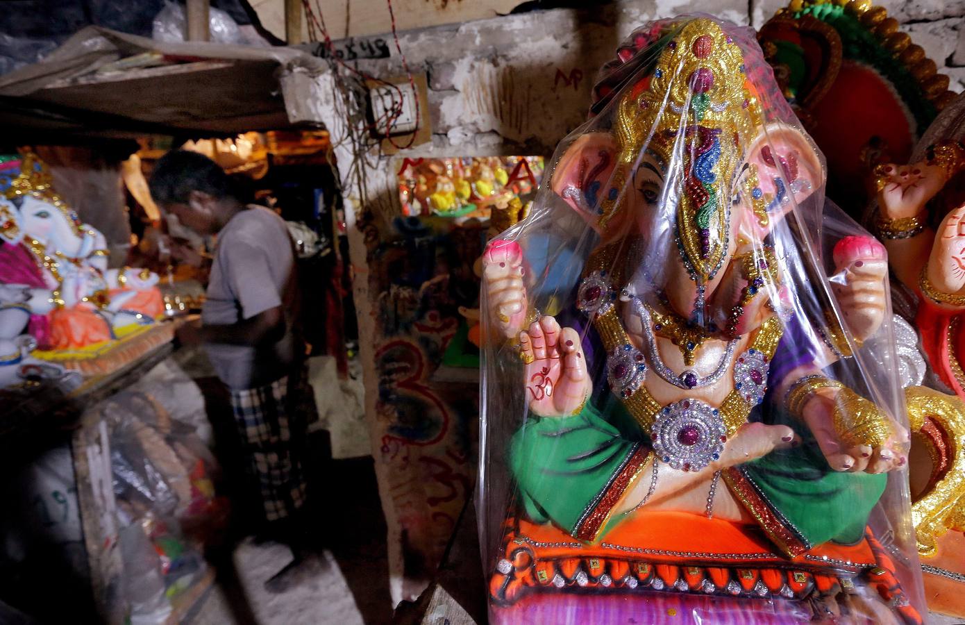 Honores para el dios Ganesha