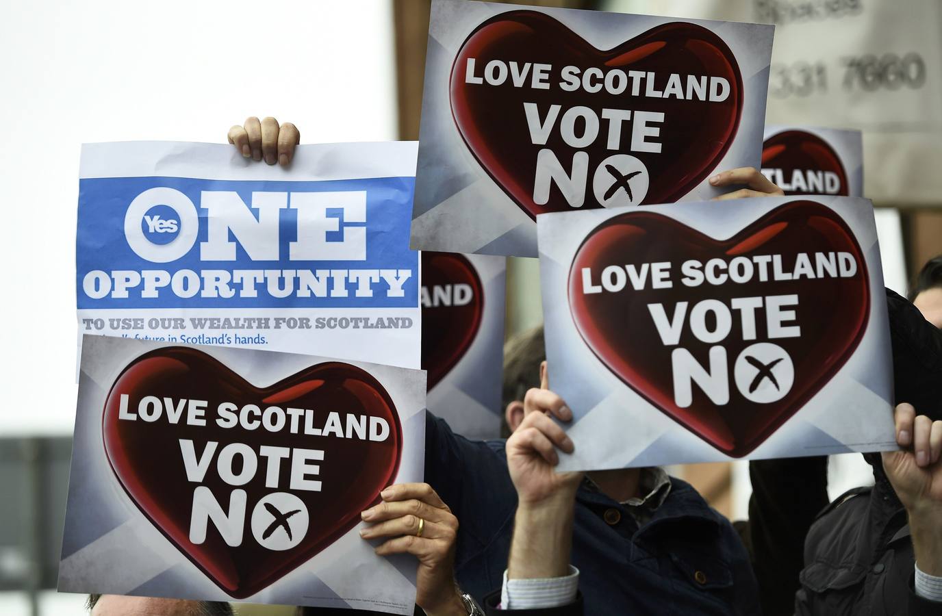 Escocia, dividida ante el referéndum