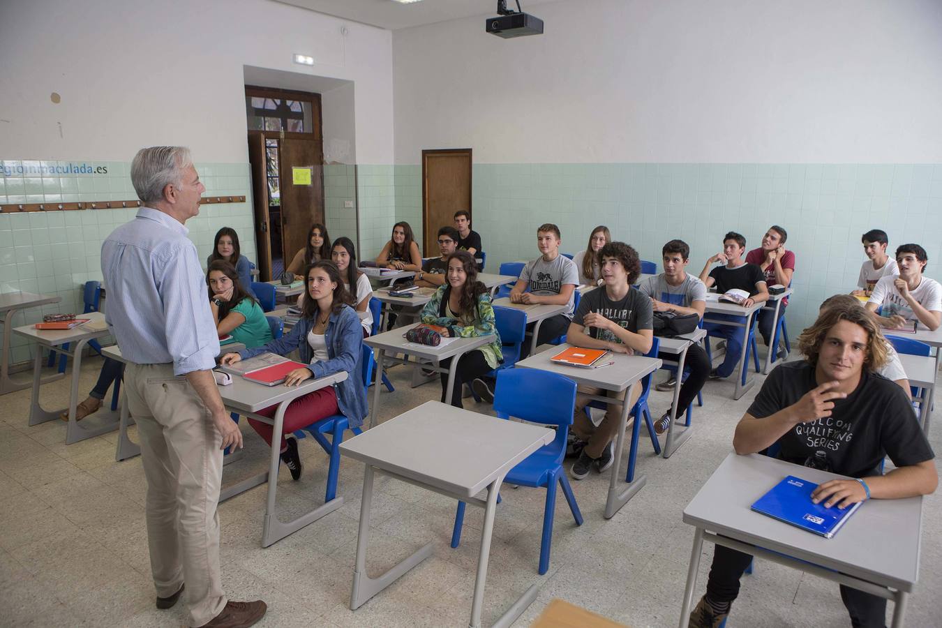 Primer día de clase para los estudiantes asturianos de Educación Secundaria