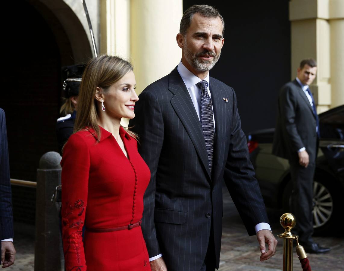 Duelo de estilo entre las Reinas Letizia y Máxima en la visita de los Reyes de España a Holanda