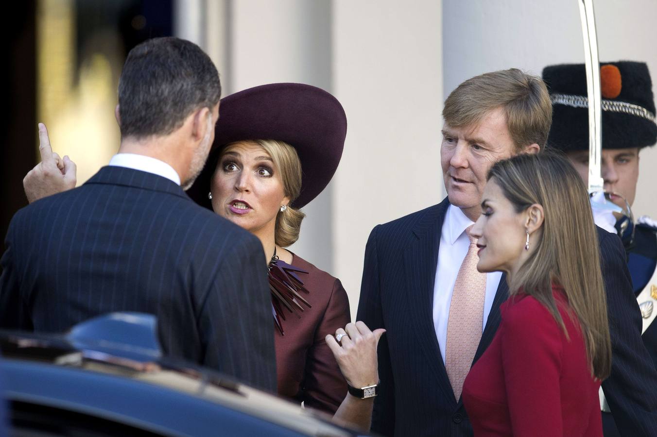 Duelo de estilo entre las Reinas Letizia y Máxima en la visita de los Reyes de España a Holanda