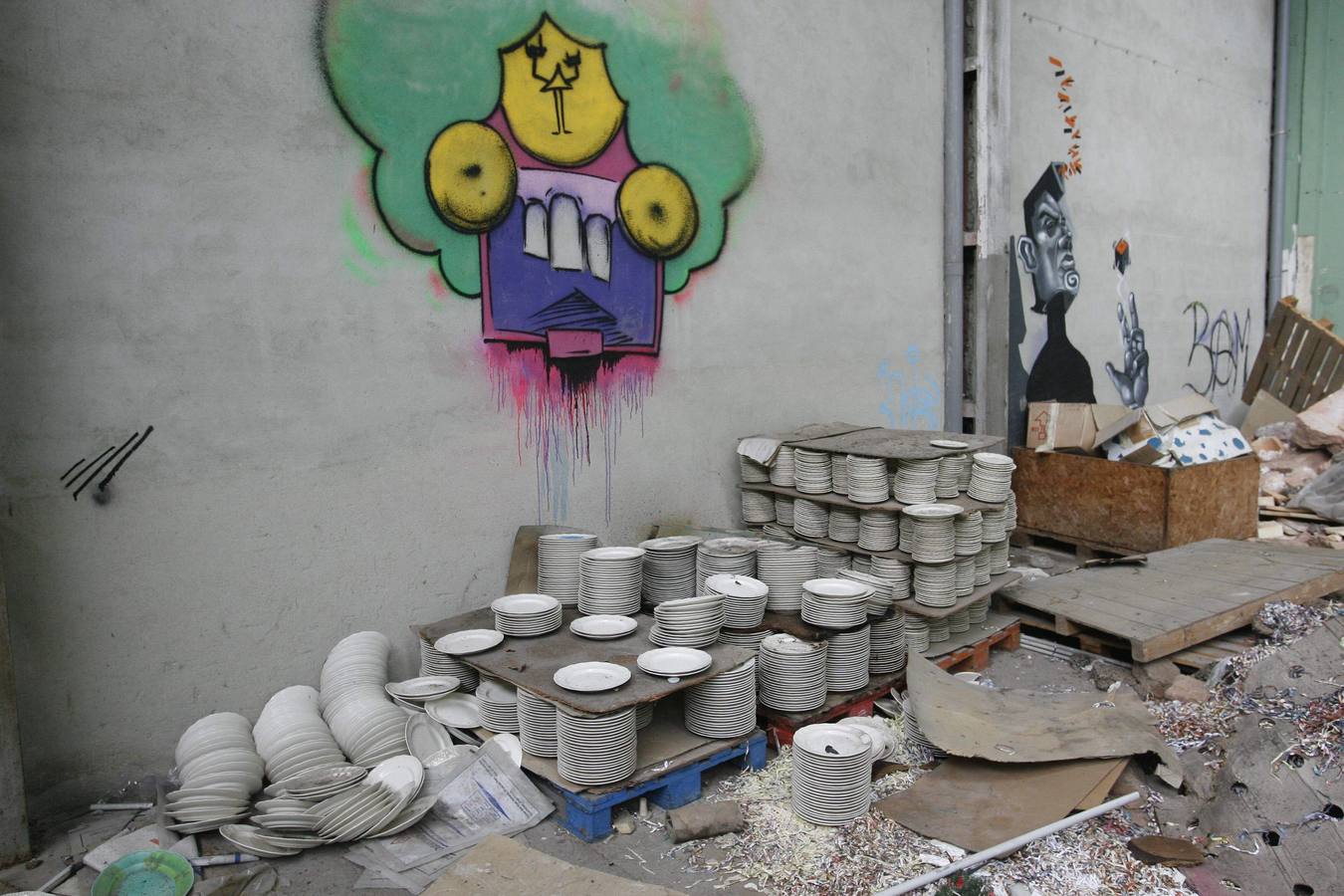 El desolador estado de la fábrica de loza de San Claudio