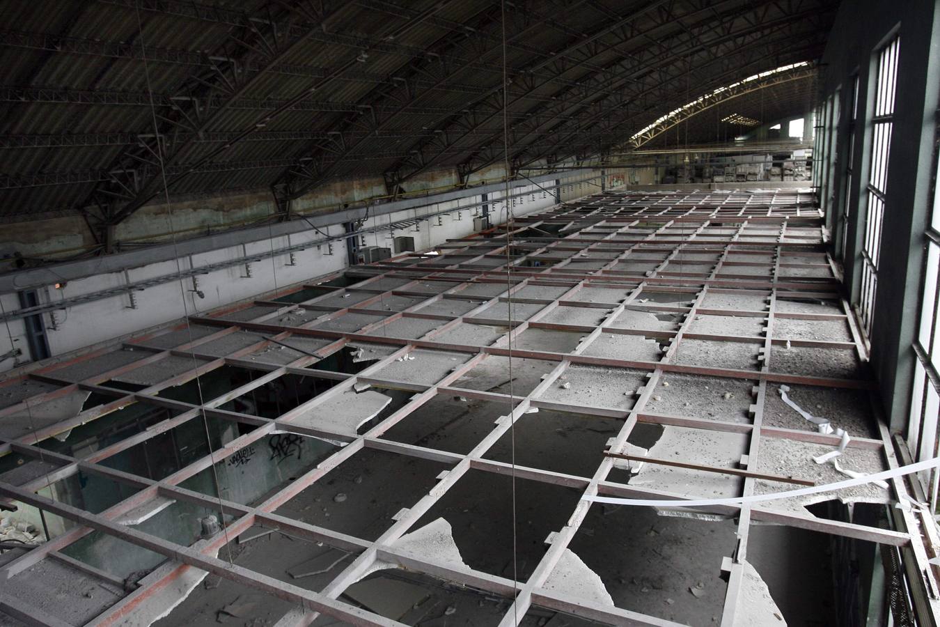 El desolador estado de la fábrica de loza de San Claudio