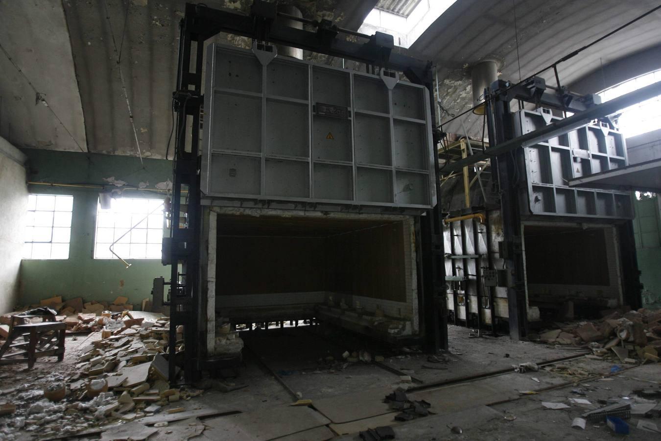 El desolador estado de la fábrica de loza de San Claudio