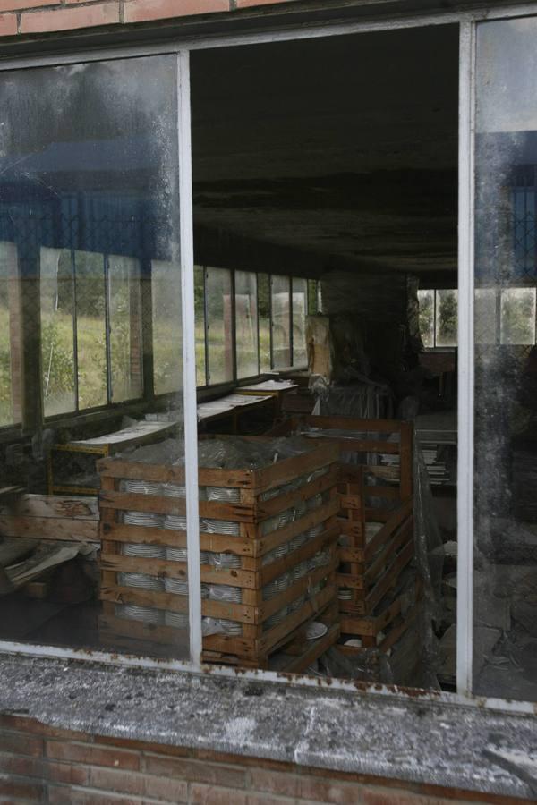 El desolador estado de la fábrica de loza de San Claudio