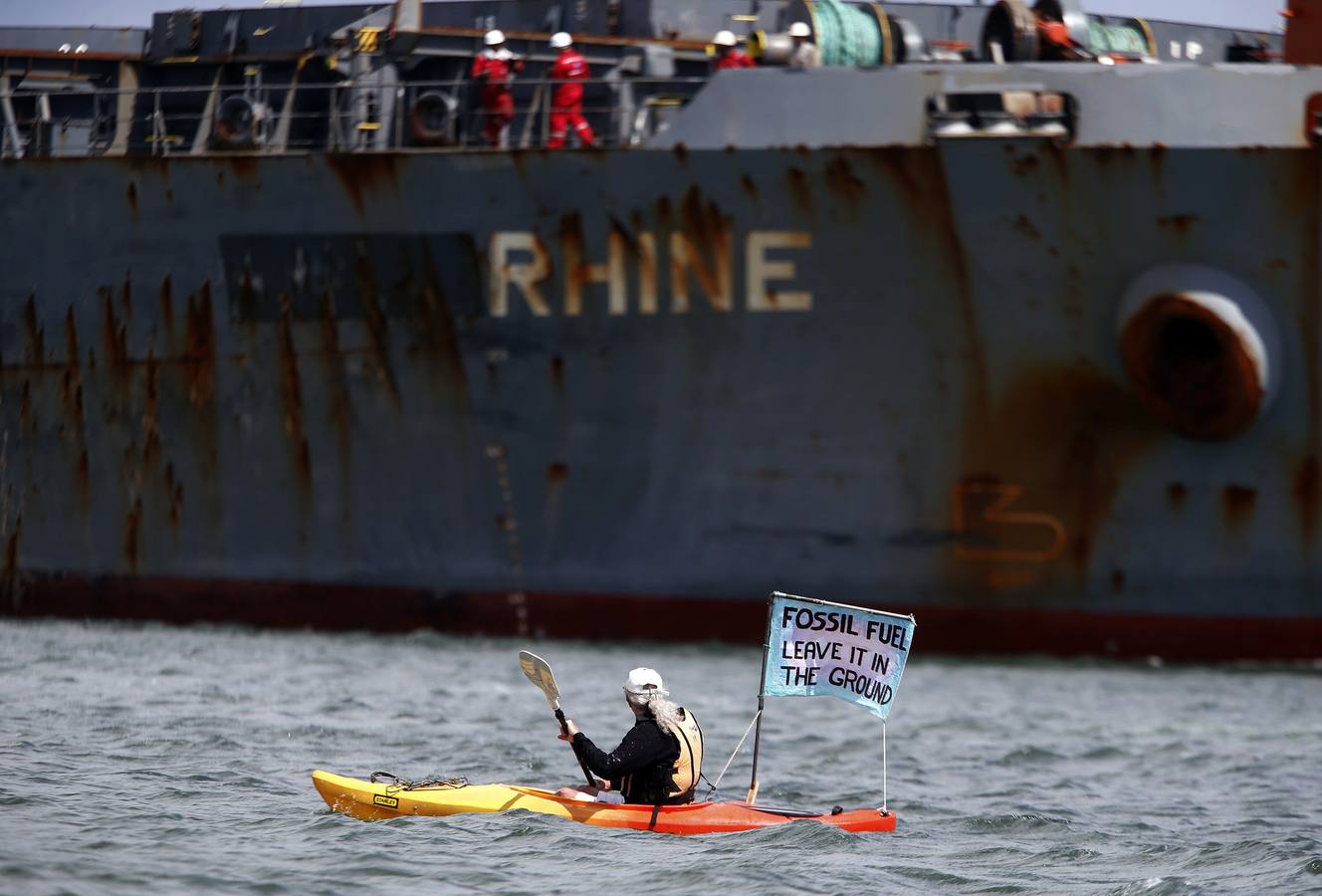 Pobladores isleños del Pacífico protestan contra calentamiento global