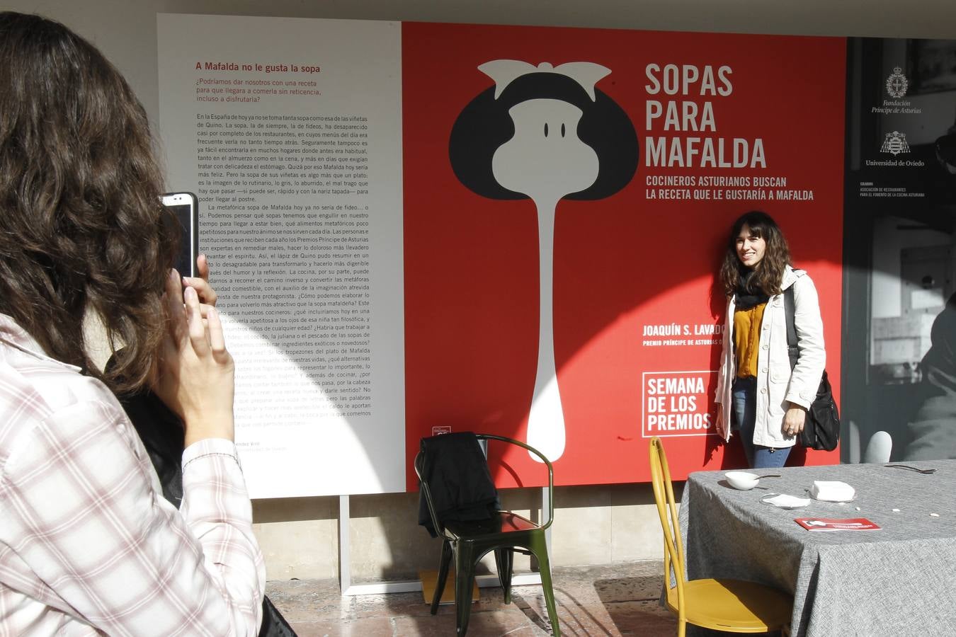 Una sopa para Mafalda y Quino