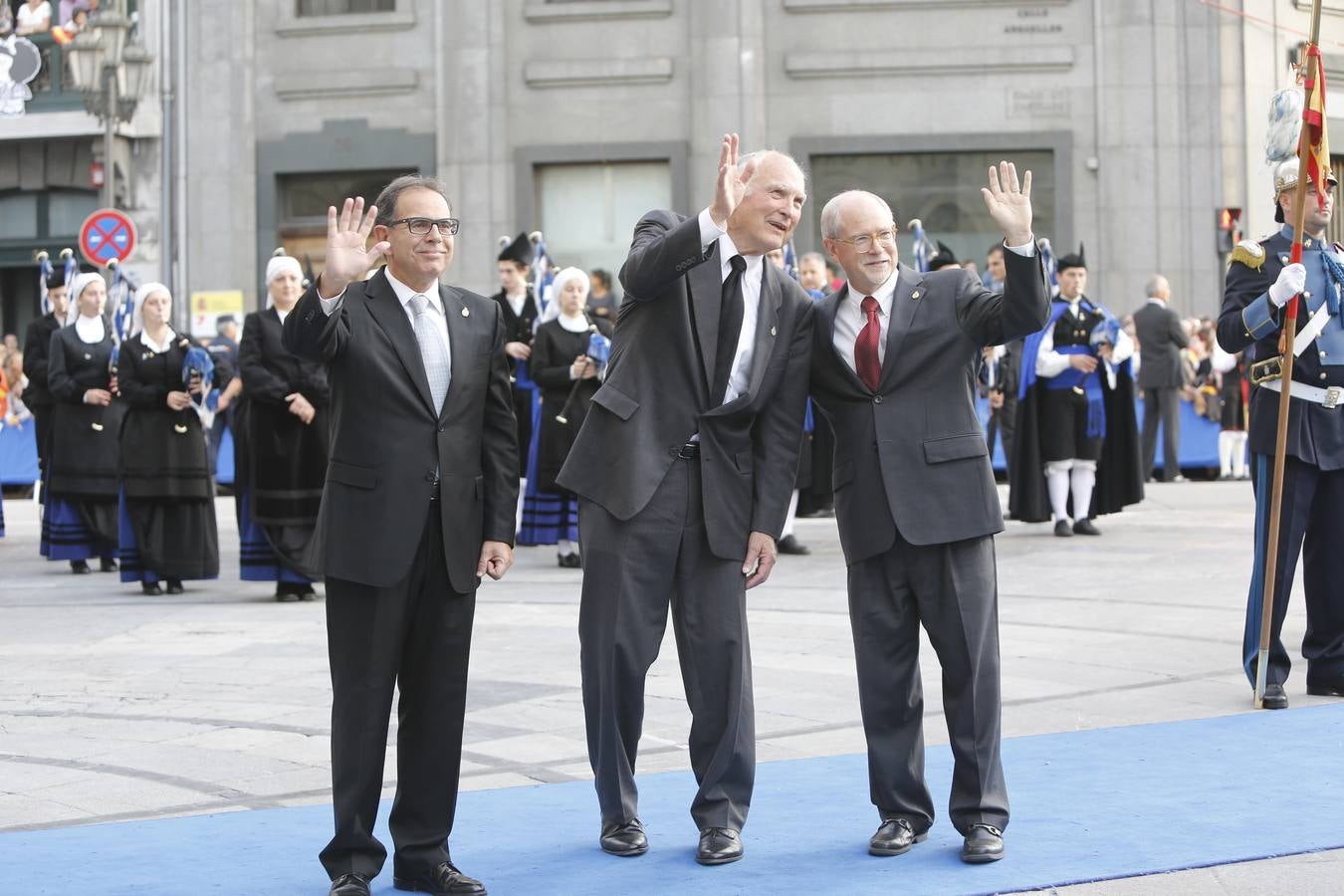 La alfombra azul de los Premios Príncipe de Asturias