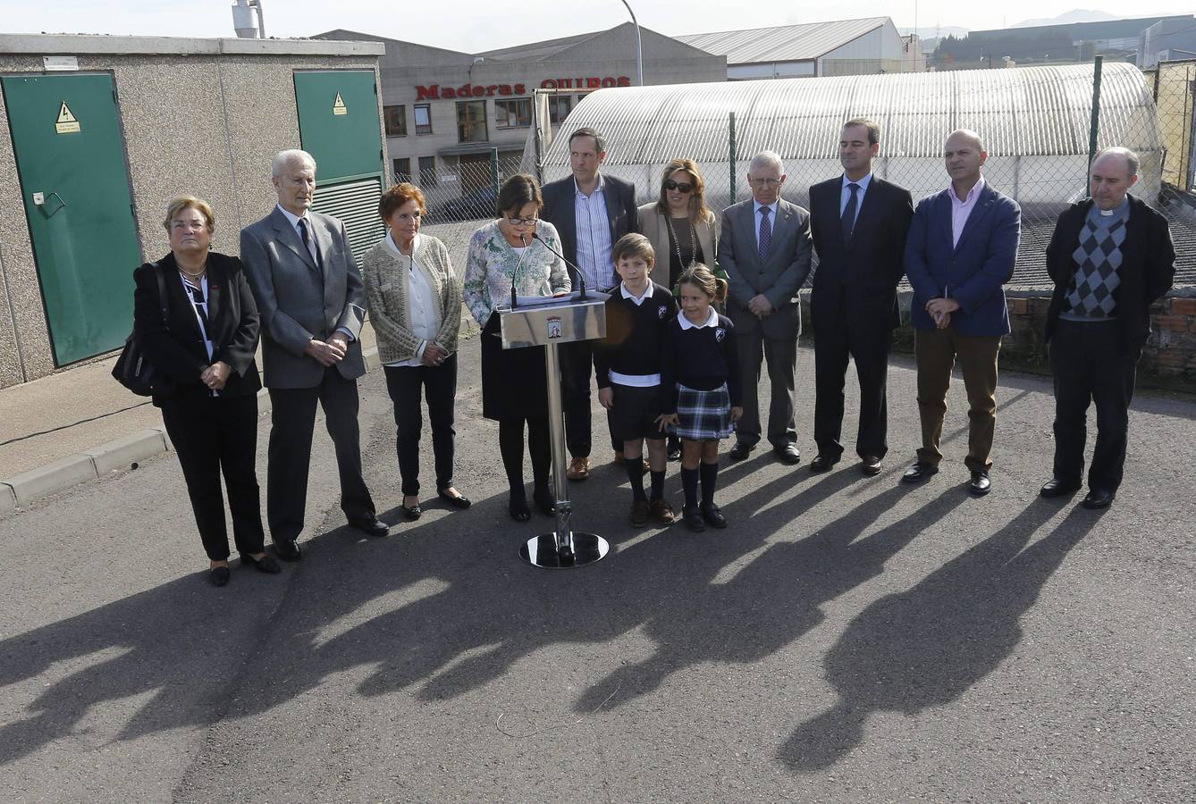 Inauguración de la calle Alfredo Liñero, en Gijón