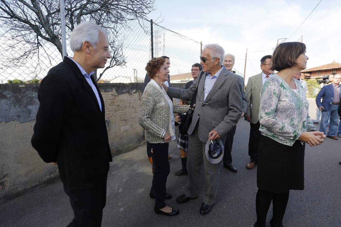 Inauguración de la calle Alfredo Liñero, en Gijón