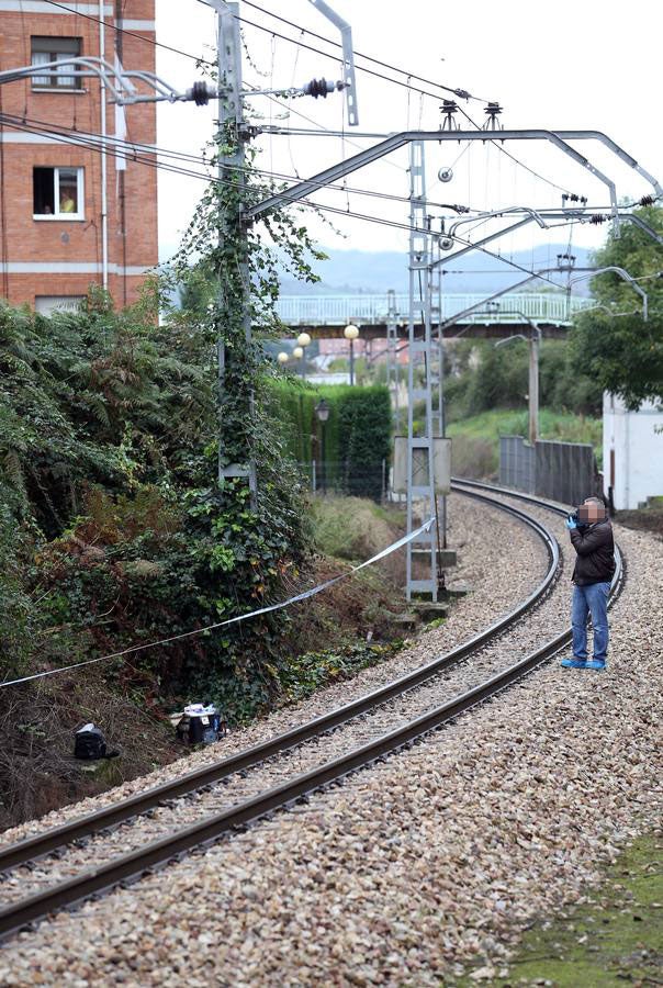 Hallan el cadáver de un niño de dos años en las vías del tren en Oviedo