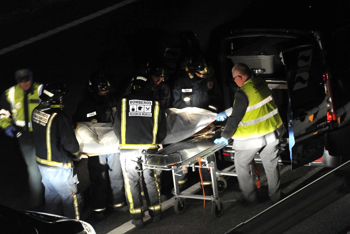 Trágico accidente de autobús en Cieza