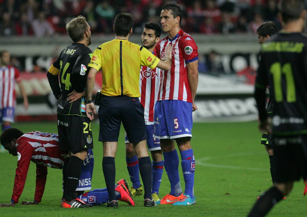 Las mejores imágenes del partido Sporting - Llagostera