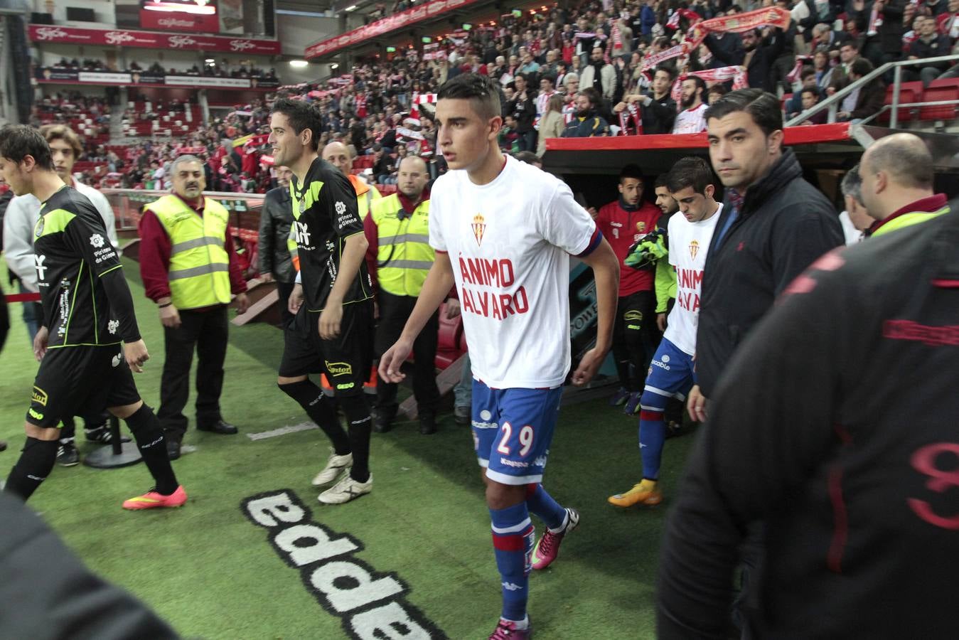 Las mejores imágenes del partido Sporting - Llagostera