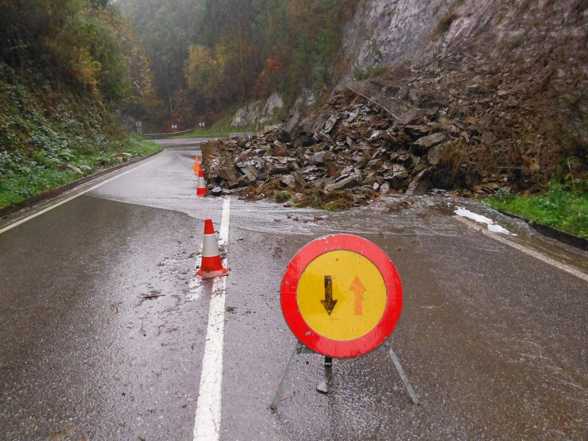 Los daños de las lluvias en el Occidente asturiano