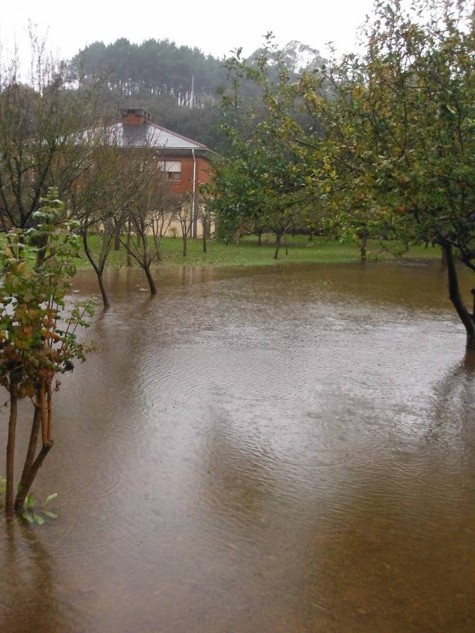 Los daños de las lluvias en el Occidente asturiano