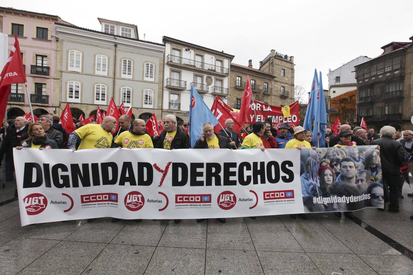 Manifestación en Avilés por los &quot;derechos y la dignidad&quot;