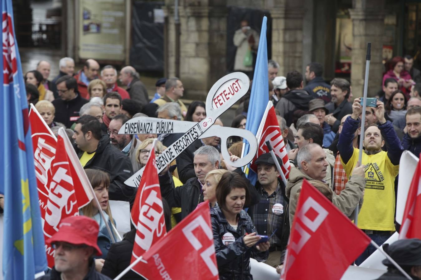 Manifestación en Avilés por los &quot;derechos y la dignidad&quot;