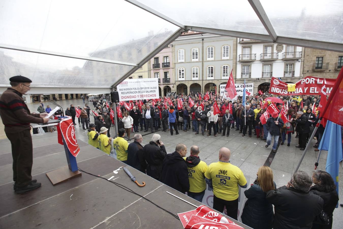 Manifestación en Avilés por los &quot;derechos y la dignidad&quot;