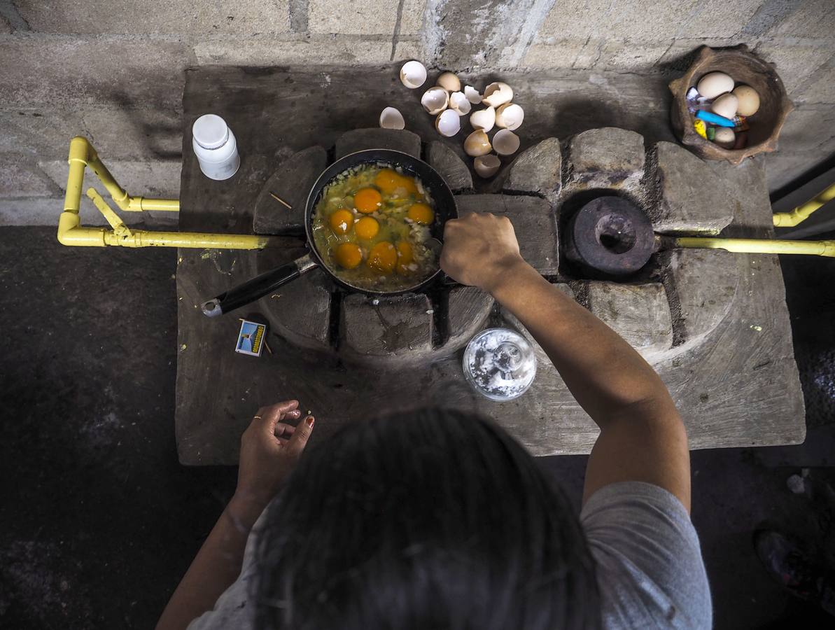 En los secaderos de café en Nicaragua