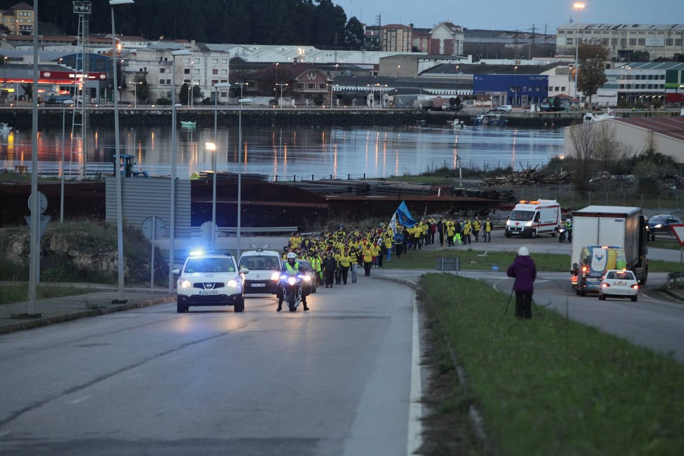 Los trabajadores de Alcoa marchan a Oviedo en defensa de sus empleos