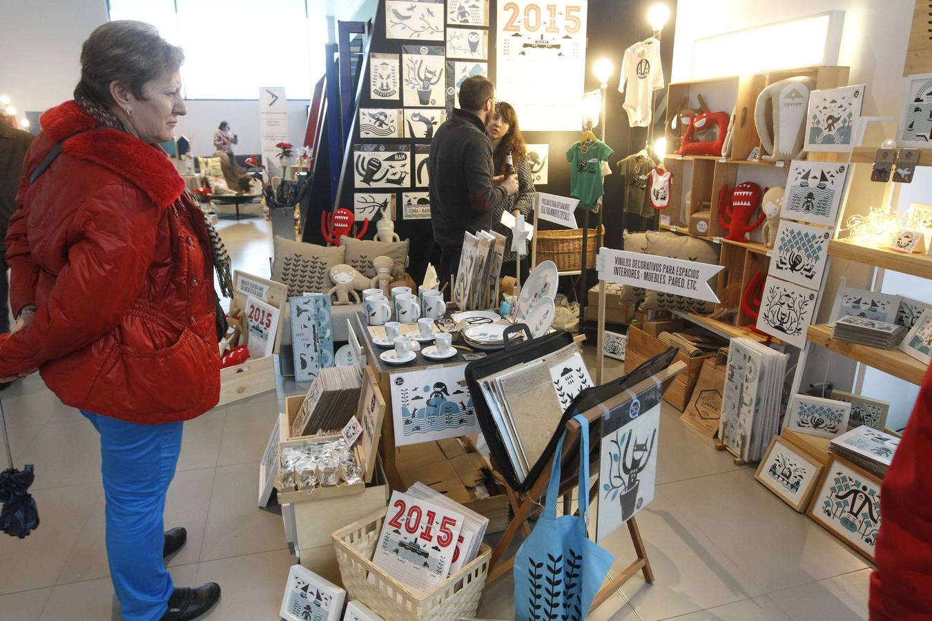 Mercadillo de artistas en La Laboral