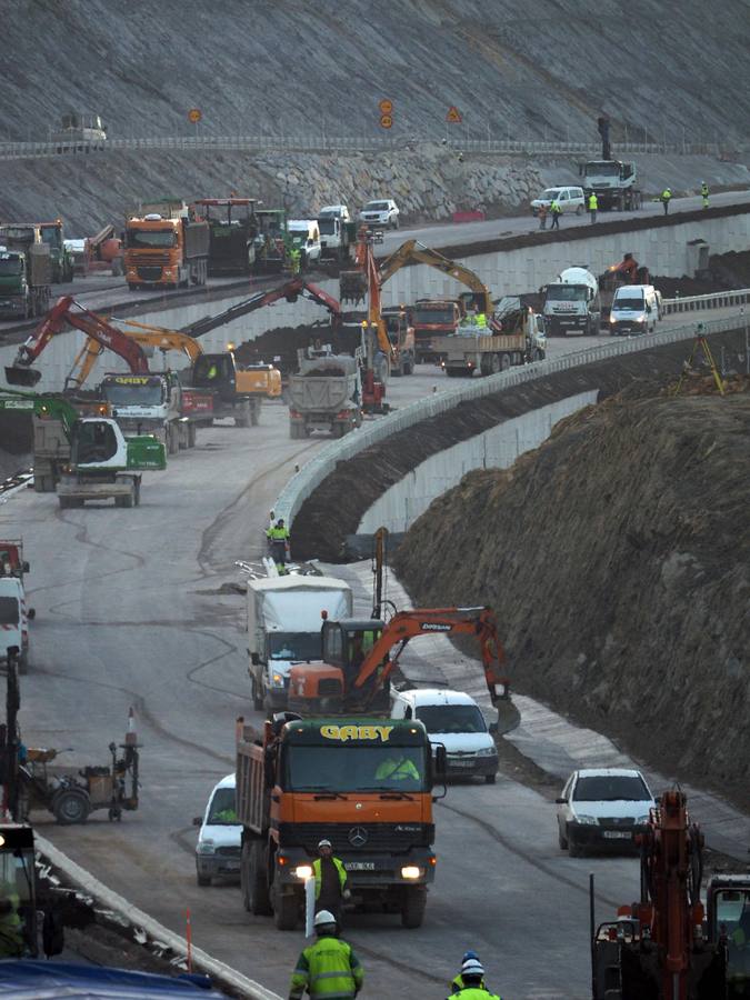 Últimas obras de la autovía en Asturias