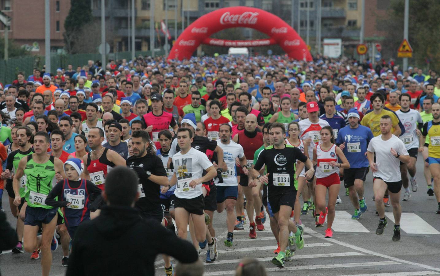 Carrera popular de Nochebuena en Gijón