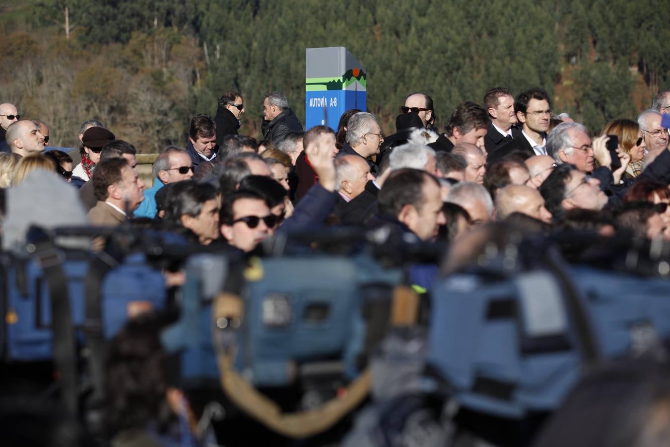 Mariano Rajoy inaugura el último tramo de la autovía del Cantábrico