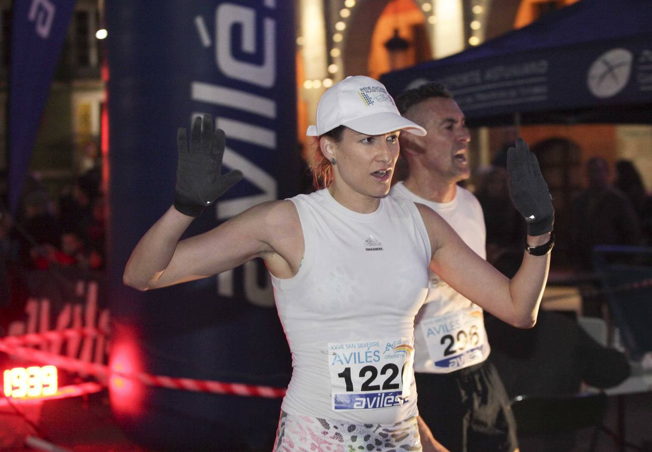 Manuel Guerreiro e Irene Alfonso, vencedores en la San Silvestre de Avilés