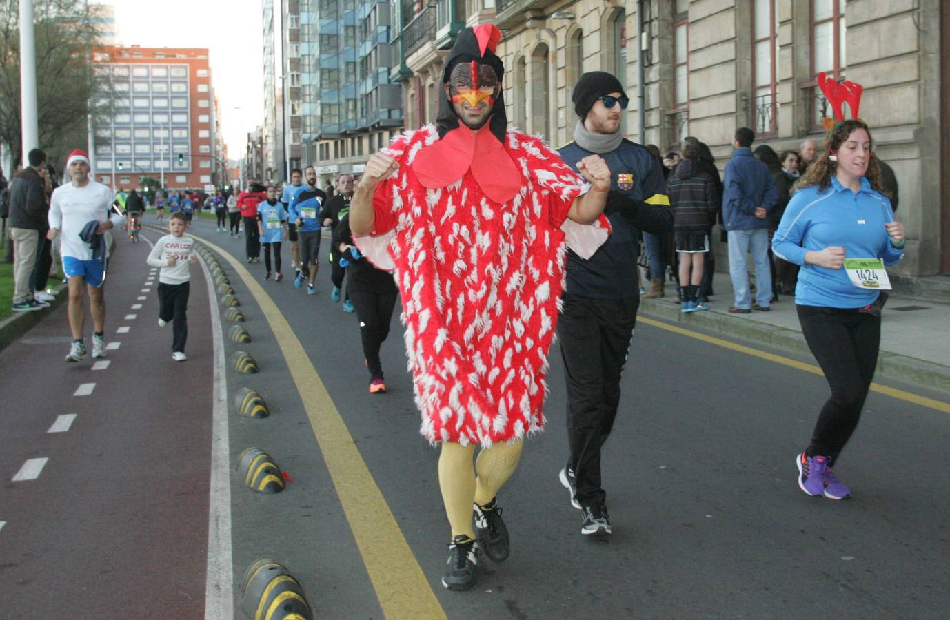 Borja García y Beatriz Álvarez ganan la San Silvestre de Gijón