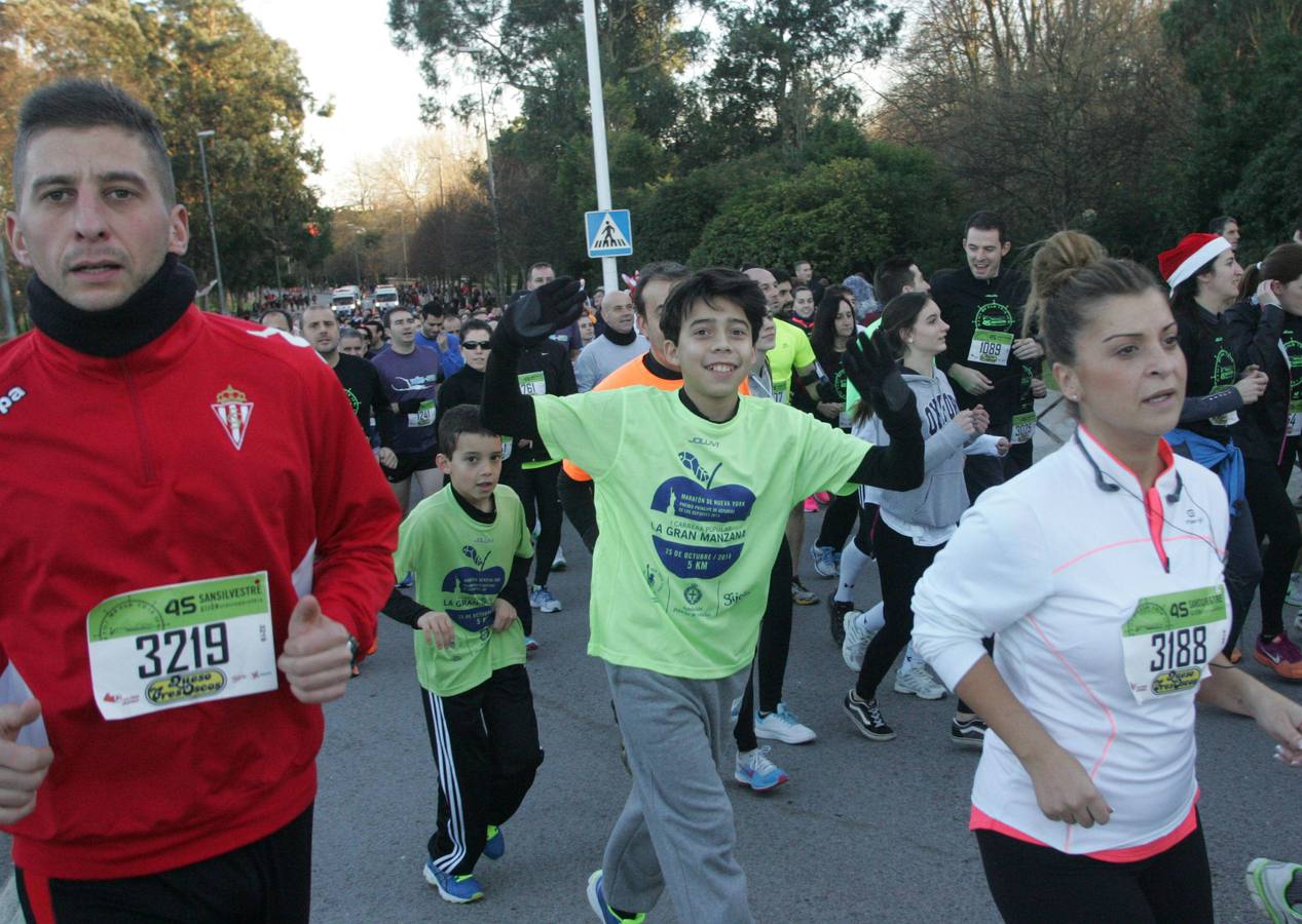 Borja García y Beatriz Álvarez ganan la San Silvestre de Gijón