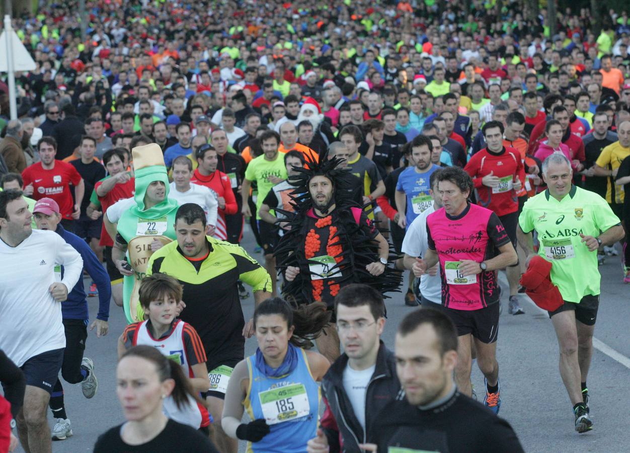 Borja García y Beatriz Álvarez ganan la San Silvestre de Gijón