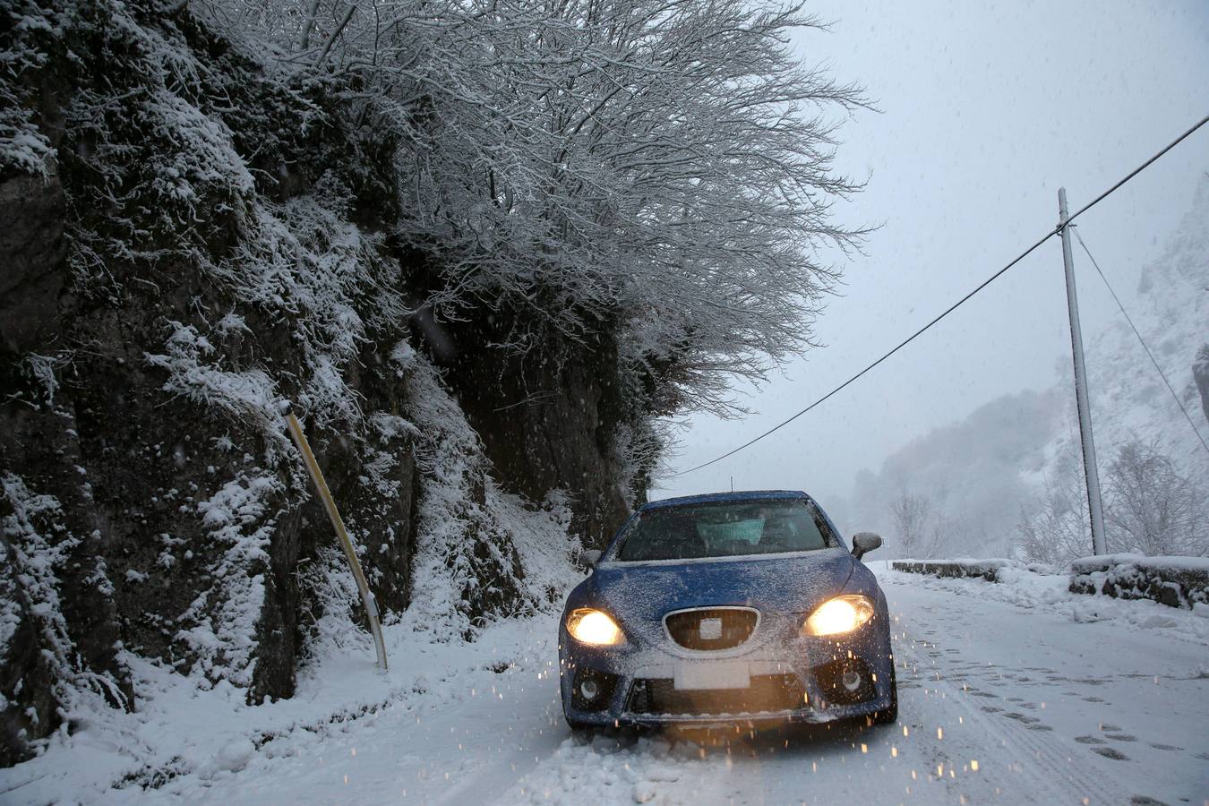 Asturias, en alerta por viento y nevadas