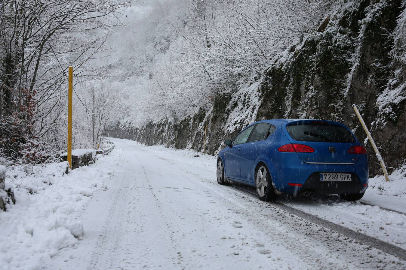 Asturias, en alerta por viento y nevadas