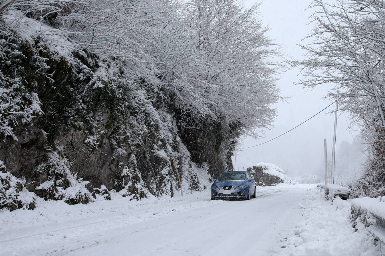 Asturias, en alerta por viento y nevadas