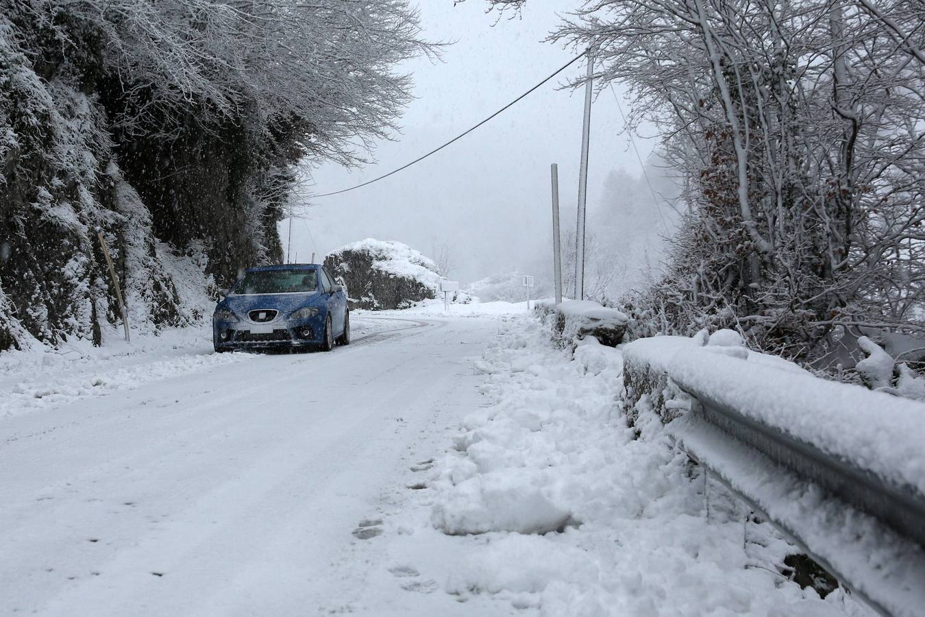 Asturias, en alerta por viento y nevadas