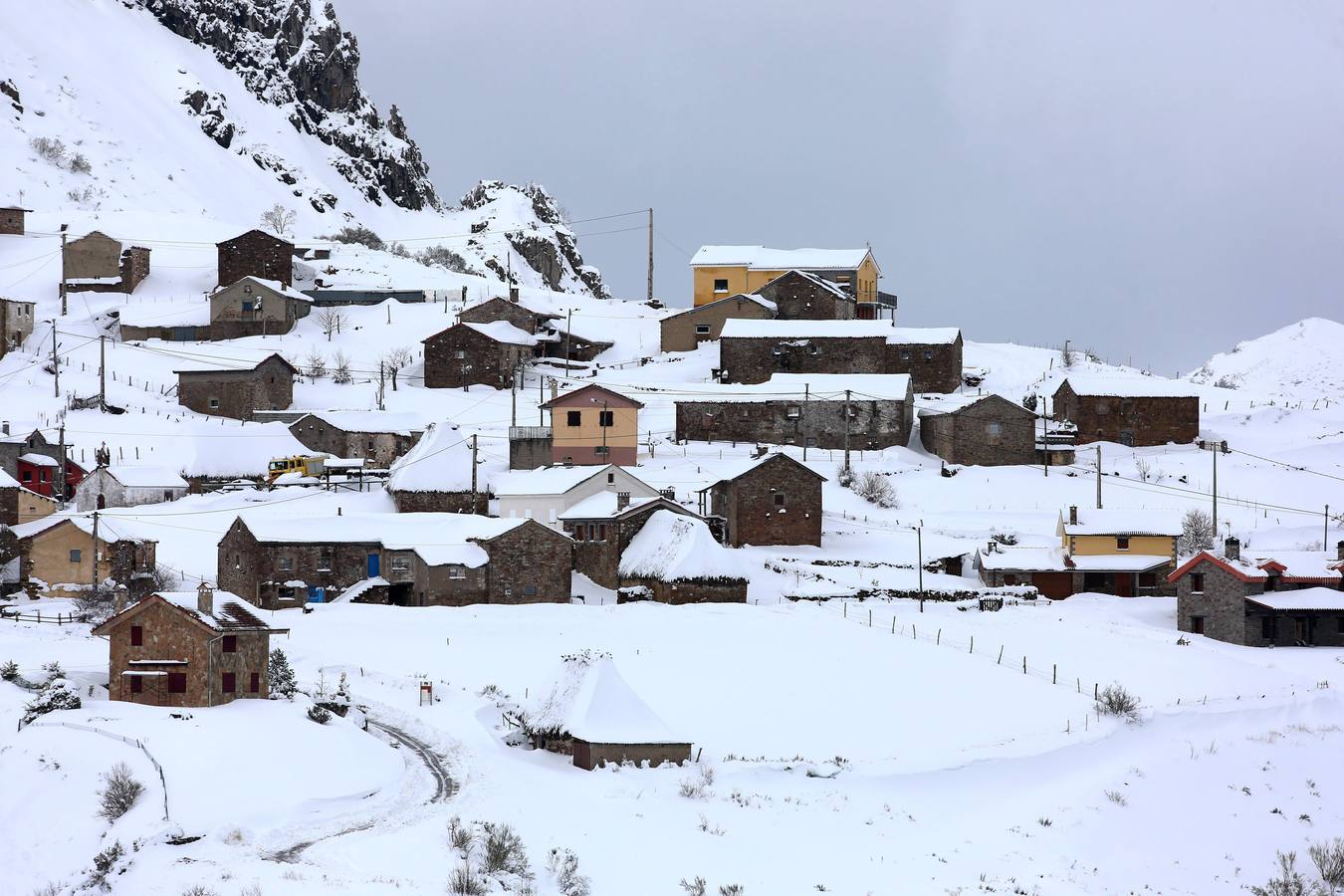 La nieve en Asturias