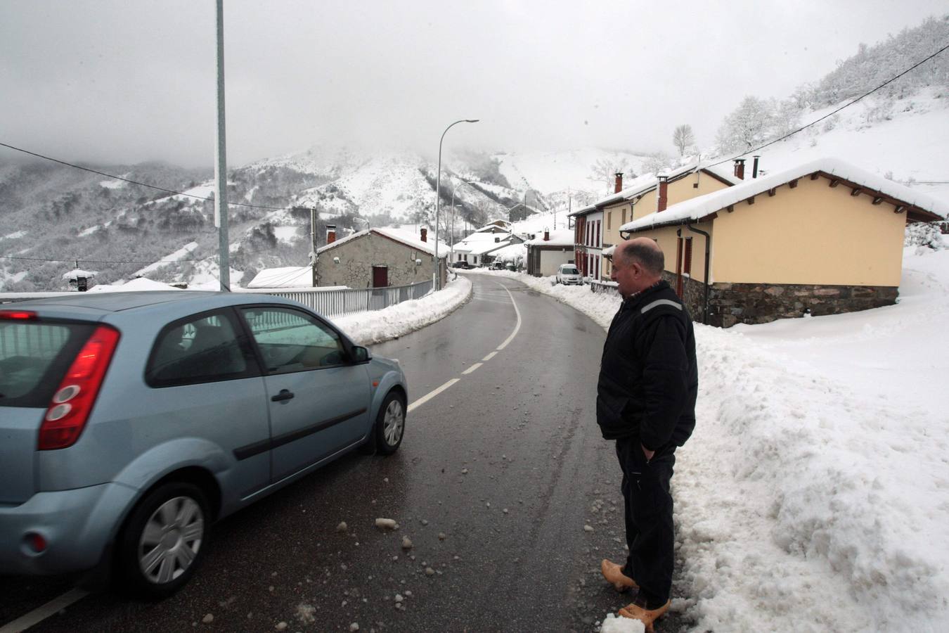 La nieve en Asturias