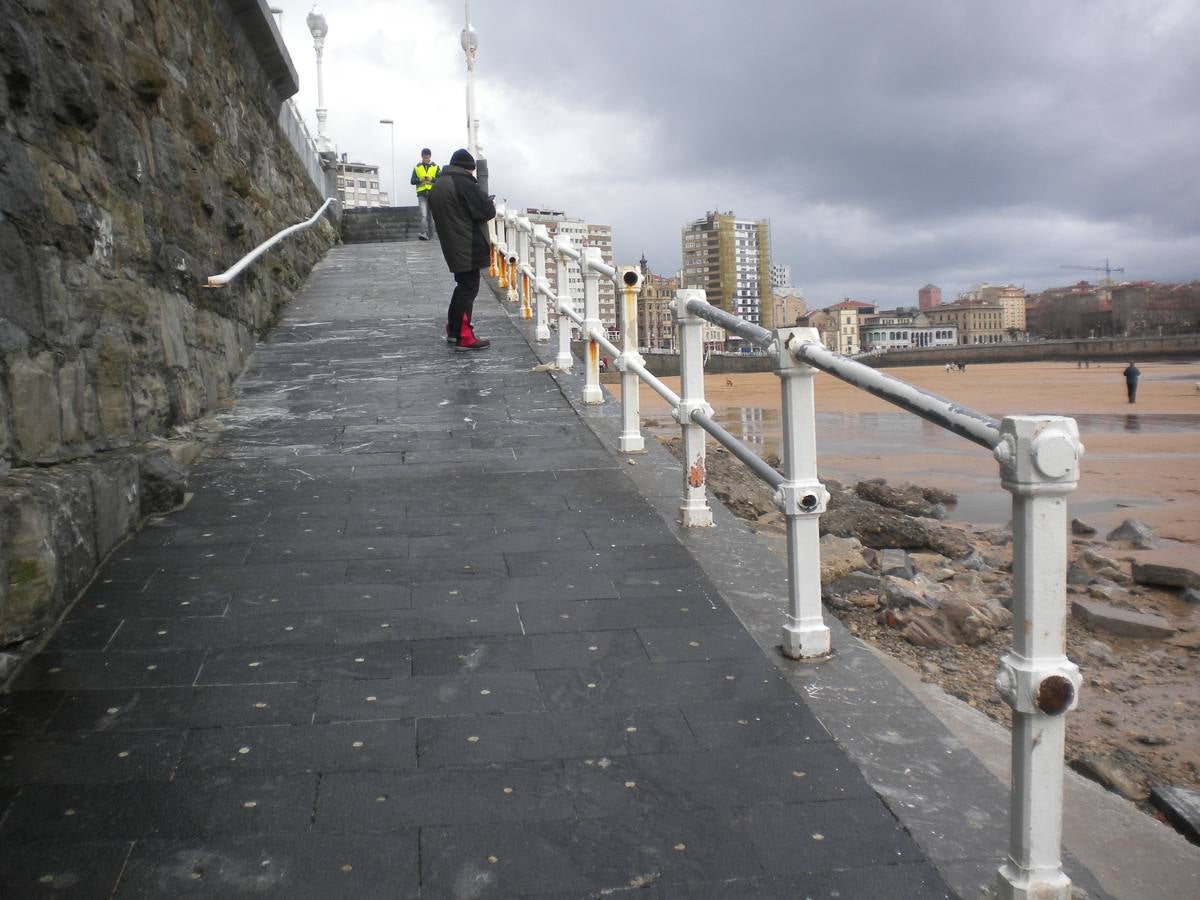 San Lorenzo tras el temporal